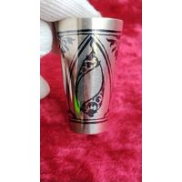 РЮМКА КИДУШНАЯ СЕРЕБРО 875 ПРОБЫ СССР ЧЕРНЬ .  Распродажа Коллекции !!! . Экспресс  Аукцион  с рубля без МПЦ и прочего 3 ДНЯ  .Много лотов в продаже .