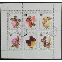 Болгария 1990  БАБОЧКИ Блок