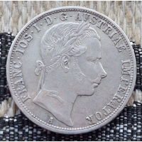 Австро-Венгрия 2 кроны 1859 года, UNC. Серебро! Сторгуй за свою цену, предложи обмен!