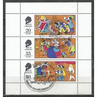 ГДР. Сказки. Новые одежды императора. 1975г. Mi#2096-98. Klb с СГ.