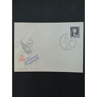 Польша 1964 КПД с маркой "80 лет со дня рождения Элеоноры Рузвельт" (спецгашение) Mi.1532 каталог 0.70 евро