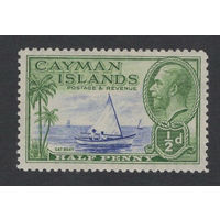 1935 Кайманы /Cayman Is* 1/4d Лодка Георг V
