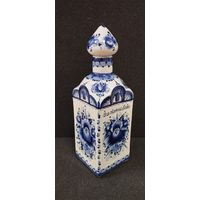 Штоф для Святой воды, фарфор. Гжель