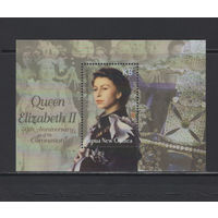 Монархия Папуа Новая-Гвинея 2003** 50 лет коронации Королева Елизавета II