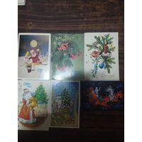 Открытки чистые с новым годом