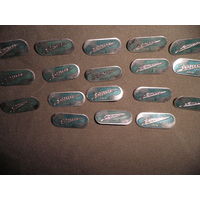 Значки ДЮСШ ЗЕНИТ СССР 18 шт.,тяжёлые.Новые.С рубля.