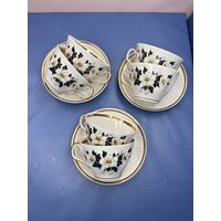 Чайные пары от сервиза "Сигулда" (6шт.), Фарфор, Рижский фарфоровый завод, Рига