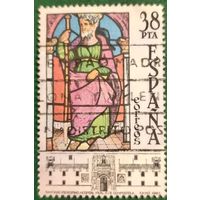Испания 1983. Фигура Святого Иакова в стиле витража