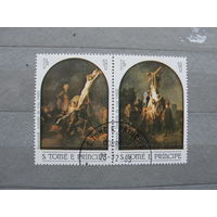 Продажа коллекции с 1 рубля! Искусство на почтовых марках мира.