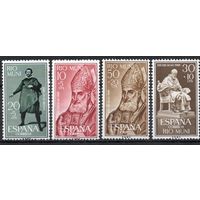 Испанская колония Рио Муни 1960. Персоны. 4 марки Mi 14-17