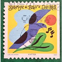 Швеция 2007. Художник Ларс Меландер работа Чириканье