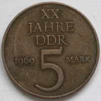 Германия ГДР 5 марок 1969 год