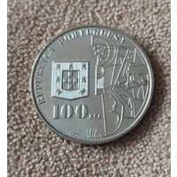 Португалия 100 эскудо, 1987 100 лет со дня рождения Амадеу ди Соуза-Кардозу aUNC