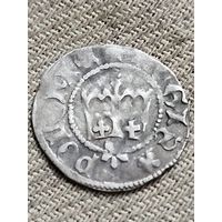 Распродажа - Полугрош Коронный Ян Ольбрахт 1492-1501,(Польша),Краков  (с цветком)