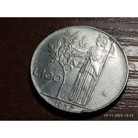 Италия 100 лир 1957