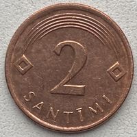 Латвия 2 сантима 2009 г.
