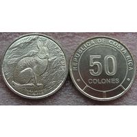 Коста-Рика 50 колон 2023 Горный кролик