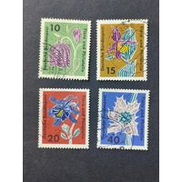 Германия 1963. Флора и филателия. Полная серия