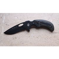 Нож складной стопор крепление для ремня Viking Norway steel from USA длина 20.5 см. как новый.