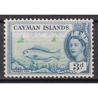 56.BrK. Великобритания. Колонии. Каймановы острова. Елизавета II. 1953 г. 3P. Mi.#142.