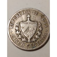 5 сентаво Куба 1946 год