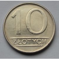 Польша, 10 злотых 1988 г.
