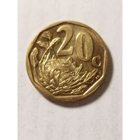 ЮАР 20 центов 2016