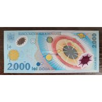Румыния 2000 Лей 1999  P-111a Полимер UNC