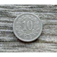 Werty71 Австрия Австро Венгрия 10 геллеров 1915