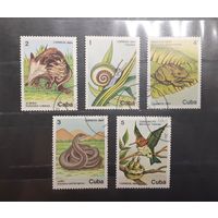 Куба. 1984 год. Фауна (543)