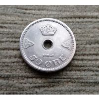 Werty71 Норвегия 50 эре 1946
