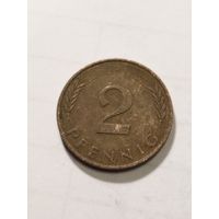 Германия 2 пфенинга 1991 J