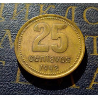 25 сентаво 1992 Аргентина #01