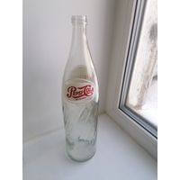 Бутылка Pepsi Cola литровая, ретро