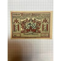 1 марка (нотгельды) г. Германия Наугард-1201