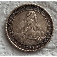 Сан-Марино 20 лир 1933 тираж 10.000