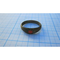 Перстень старинный. Бронза, литье.