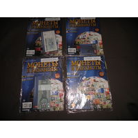 Монеты и банкноты 4 листа,номера 163,164,165,166 с вложениями.С рубля.