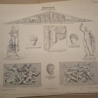 Скульптура 3. Энциклопедическая гравюра конец 19в.    31х24см.