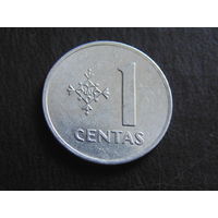 Литва 1 цент 1991 г.