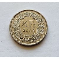 Швейцария 1/2 франка, 2009