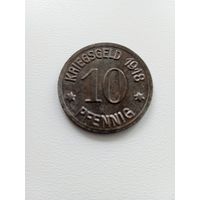 Германия (нотгельды) 10 пфеннигов 1918