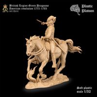 Plastic Platoon Американская Революция Конные Драгуны