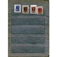 СССР(РСФСР) 1922, СТАНДАРТНЫЙ ВЫПУСК**,  Заг, 87-89,  сборка  4м,    по  1,20  шт чистая