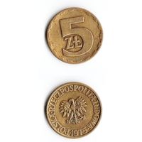 5 злотых Польша 1975 года