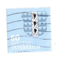 Австрия 2018 год геральдика город Брегенц