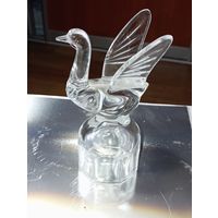 Хрустальная рюмка перевёртыш СССР 1985 года .