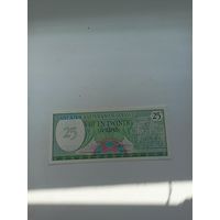 СУРИНАМ 25 гульденов 1985 год