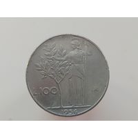 100 лир  Италия 1956 год  лот 44