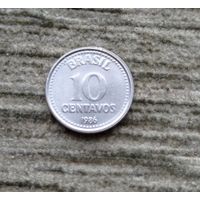 Werty71 Бразилия 10 сентаво 1986